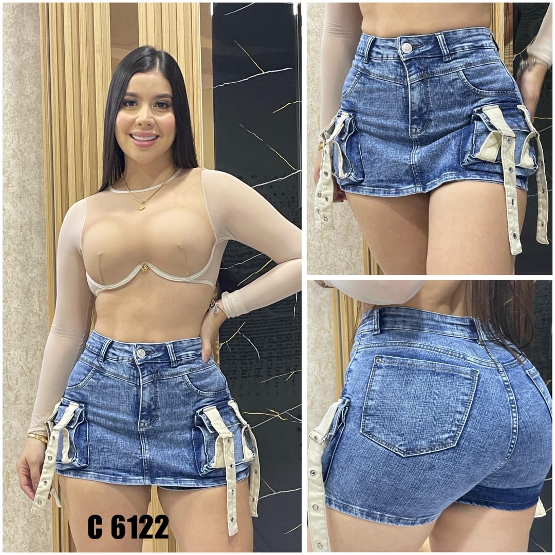 FALDA SHORT MUJER REF:6122