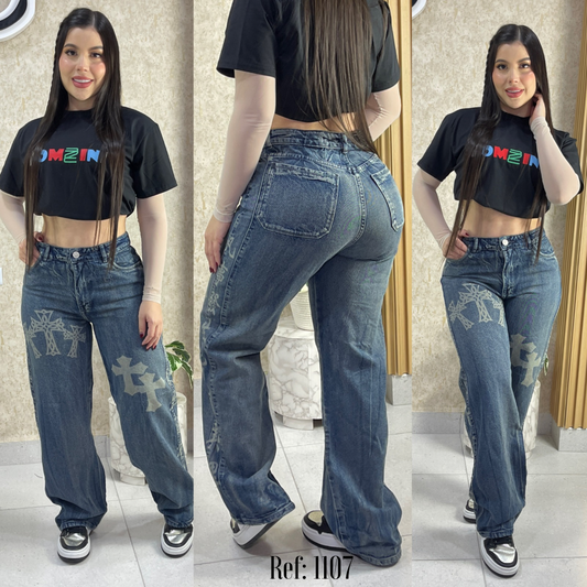 CARGO DENIM RIGIDO REF: 1107